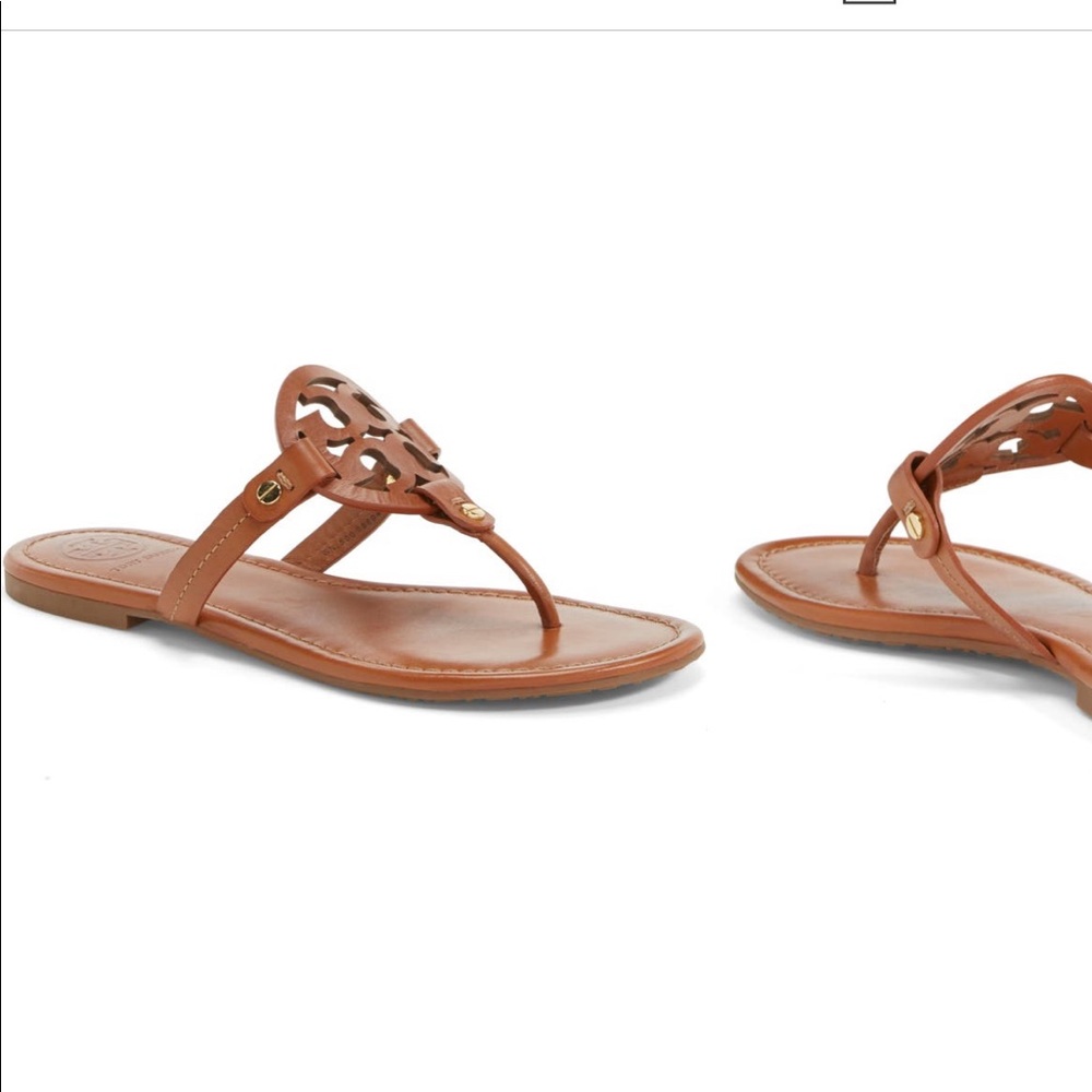 Tory Burch Miller Calf Leather Sandal in Vintage Vachetta Size 9